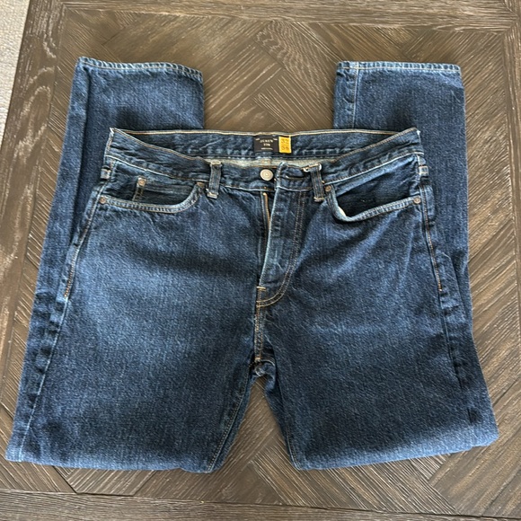 J. Crew jeans, straight leg, classic blue, professional, size 32 / 30, style 770 - Picture 2 of 5